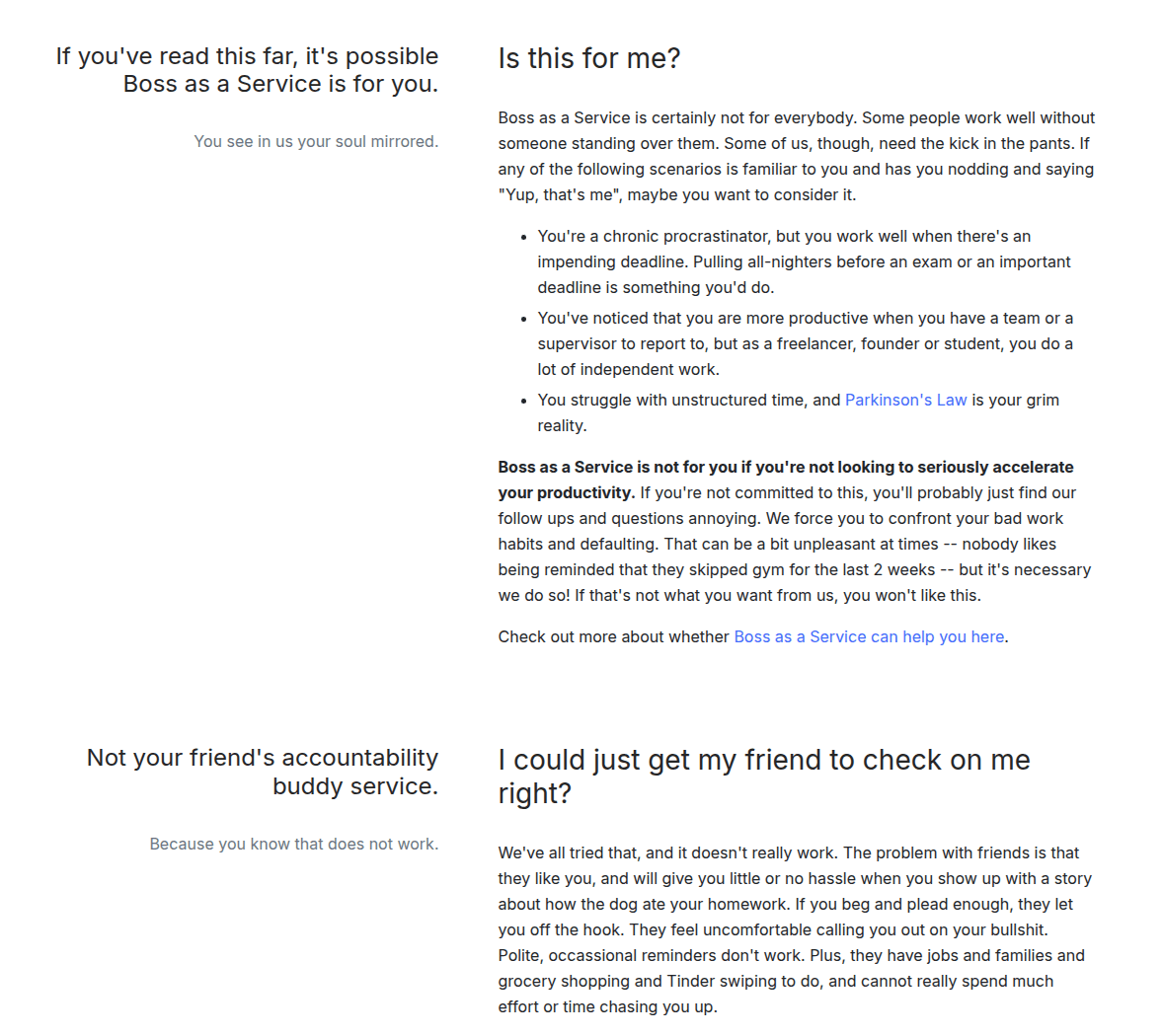 ScreenShot of Boss As A Service