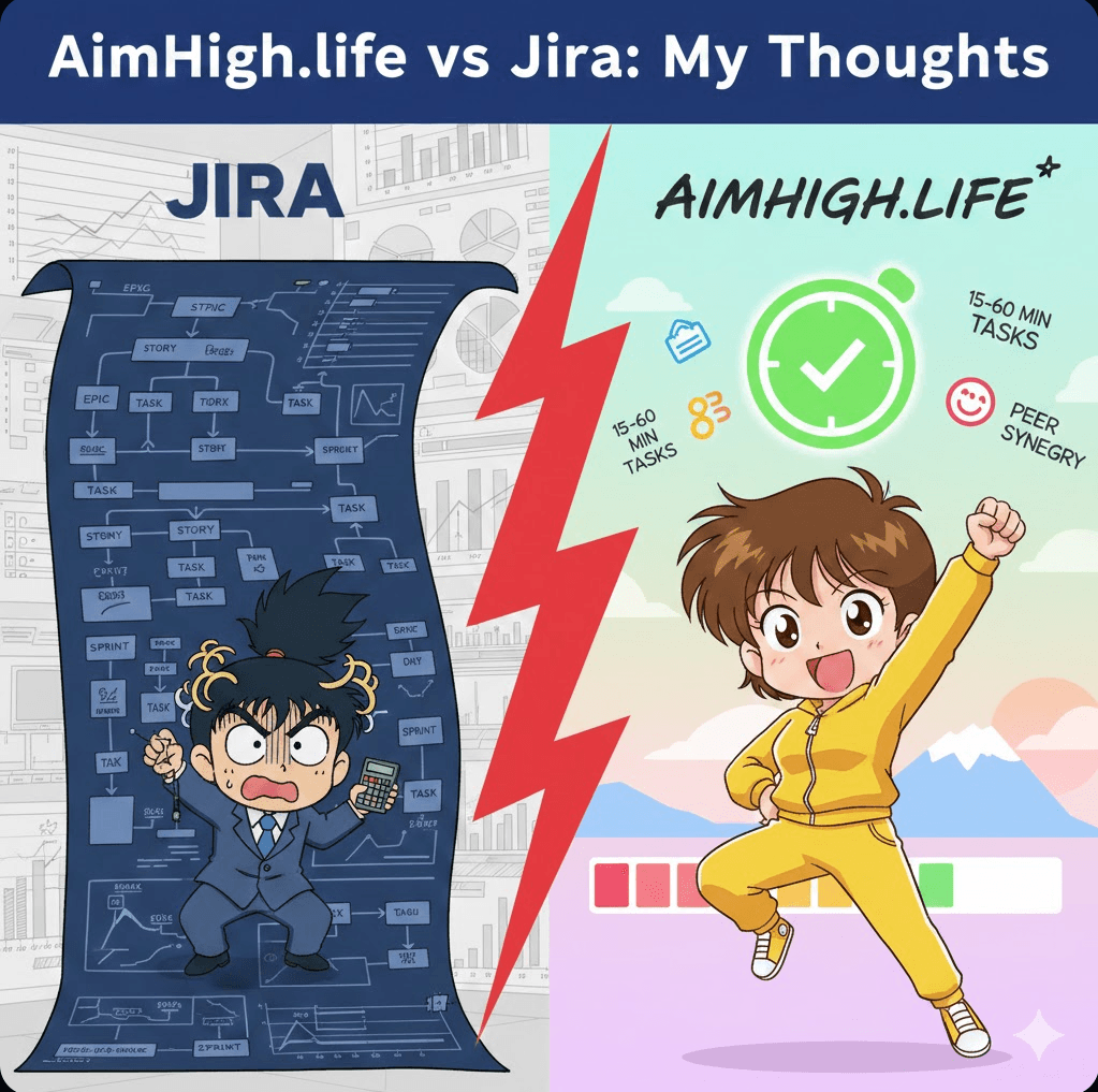 AimHigh.life vs Jira - My Thoughts