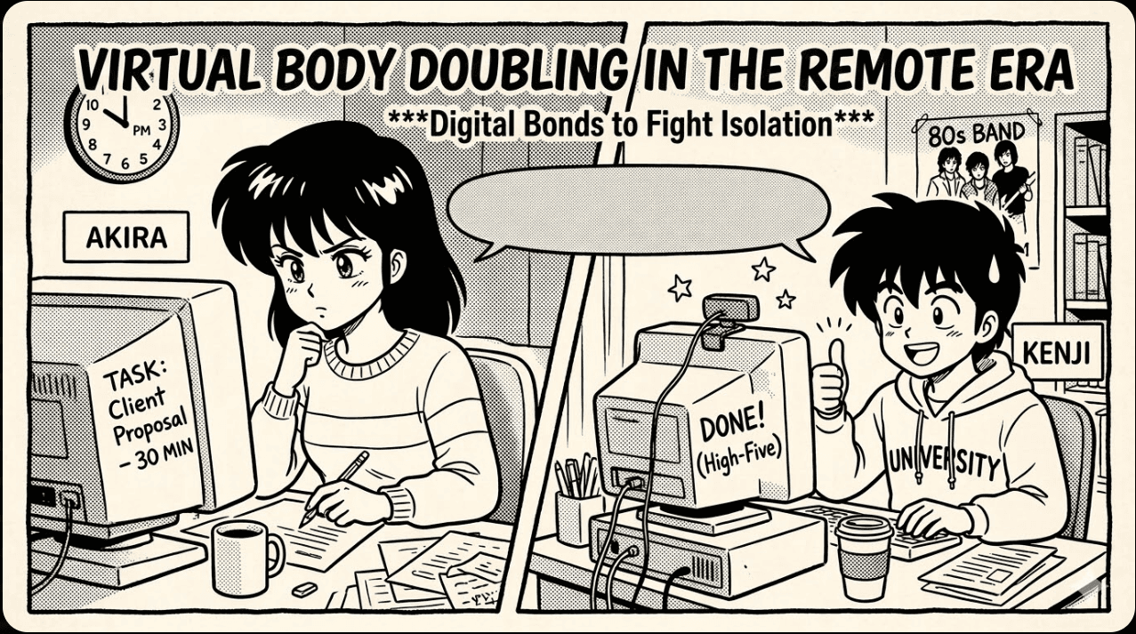 Why Virtual Body Doubling is the Remote Work Game-Changer